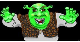 Drawing of Shrek by Swimmer