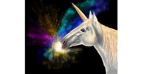 Einhorn-Zeichnung von Bri