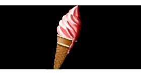 Drawing of ice cream by Annie