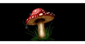Pilz-Zeichnung von Annie